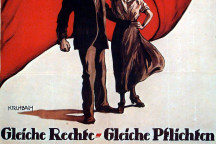 Plakat der SPD zum Frauenwahlrecht, 1919