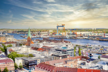 Blick auf den Hafen von Kiel | Foto: Hans Steen-Kiel auf Adobe Stock